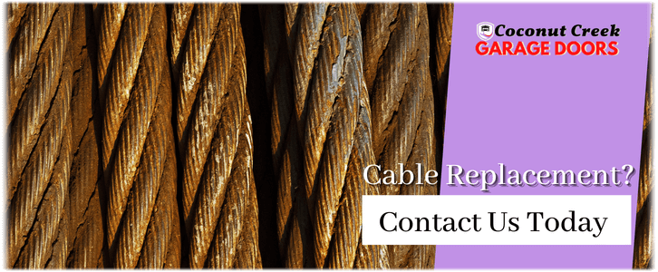 Garage Door Cable Replacement Coconut Creek (754) 203-3976